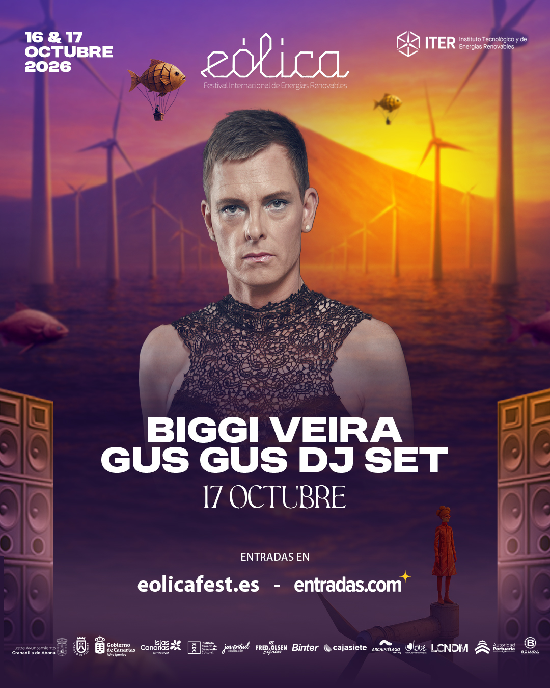 Cartel de Biggi Veira (GusGus DJ set)